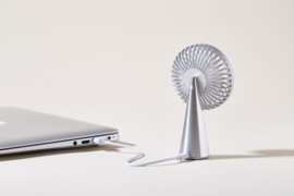 Ventilator Draagbaar Portable Wireless Fan LL134 Alu  | LEXON Design