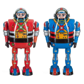 Blikken Robot Astronaut 13 cm Blauw - Tin Toys