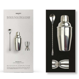 Cocktail Shaker Set Mini – RVS | Society Paris