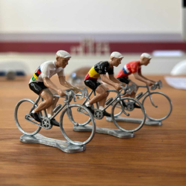 Miniatuur Wielrenners Nederland - Belgie -  WK | Bernard & Eddy