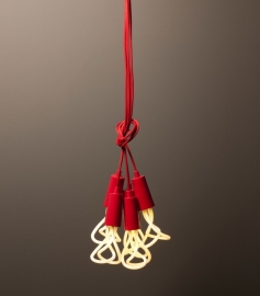 Hanglamp Plumen Drop Cap - Rood