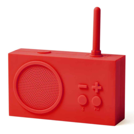 FM Radio / Bluetooth Speaker TYKHO 3 Rood LA119R9 | LEXON