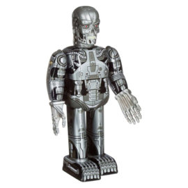 Blikken Robot Skelet Grijs/Zwart 22 cm hoog – Saint John/Marxu