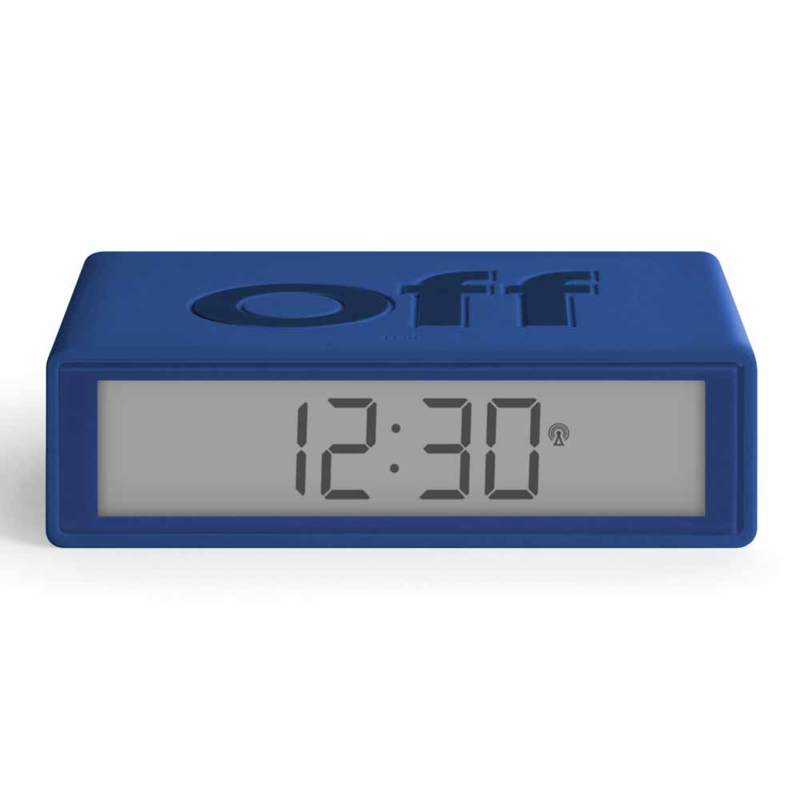 LCD Wekker Omkeerbaar Flip+ Dark Blue – Radio Controlled LR150DB9 | LEXON
