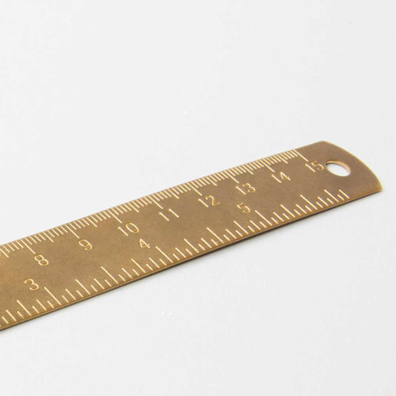 Liniaal Messing 15cm / 6 inch  | Izola NYC