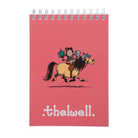 Thelwell notitieboek roze A6