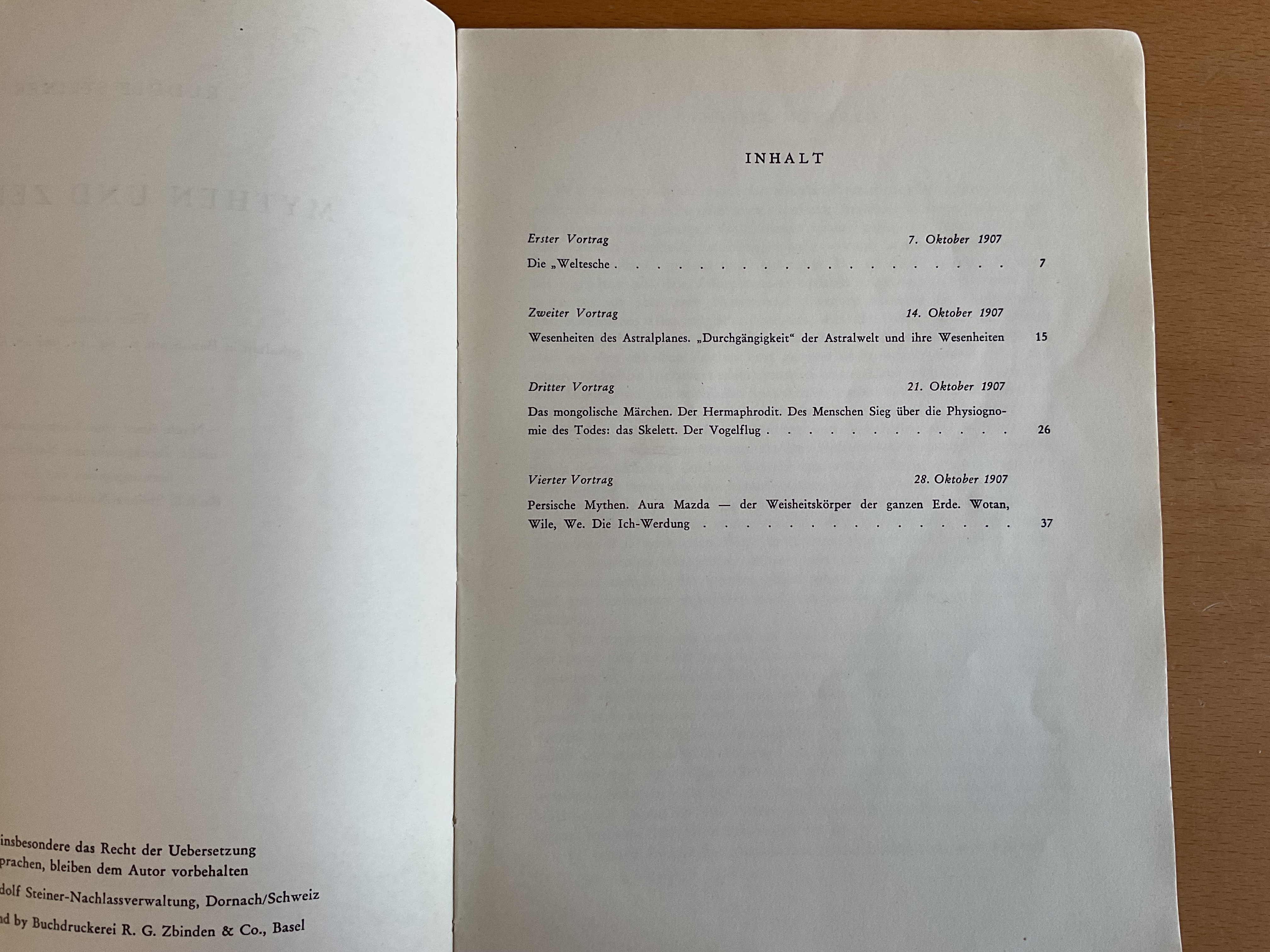 Mythen und Zeichen - R. Steiner