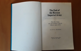 The End of the Russian Imperial Army, volume 1 - A.K. Wildman