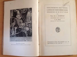 Geschiedenis der Nederlandsche hervormde kerk gedurende de 16e en 17e eeuw, deel 1  -  L. Knappert