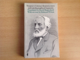 Turgenev's literary Reminiscenes and Autobiographical fragments - I. Turgenev