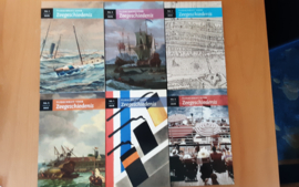 Pakket a 6x Tijdschrift voor zeegeschiedenis, 2016, 2017 en 2018, compleet