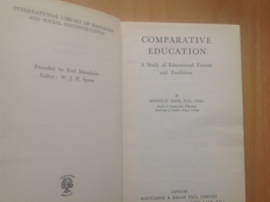 Comparative education - N. Hans