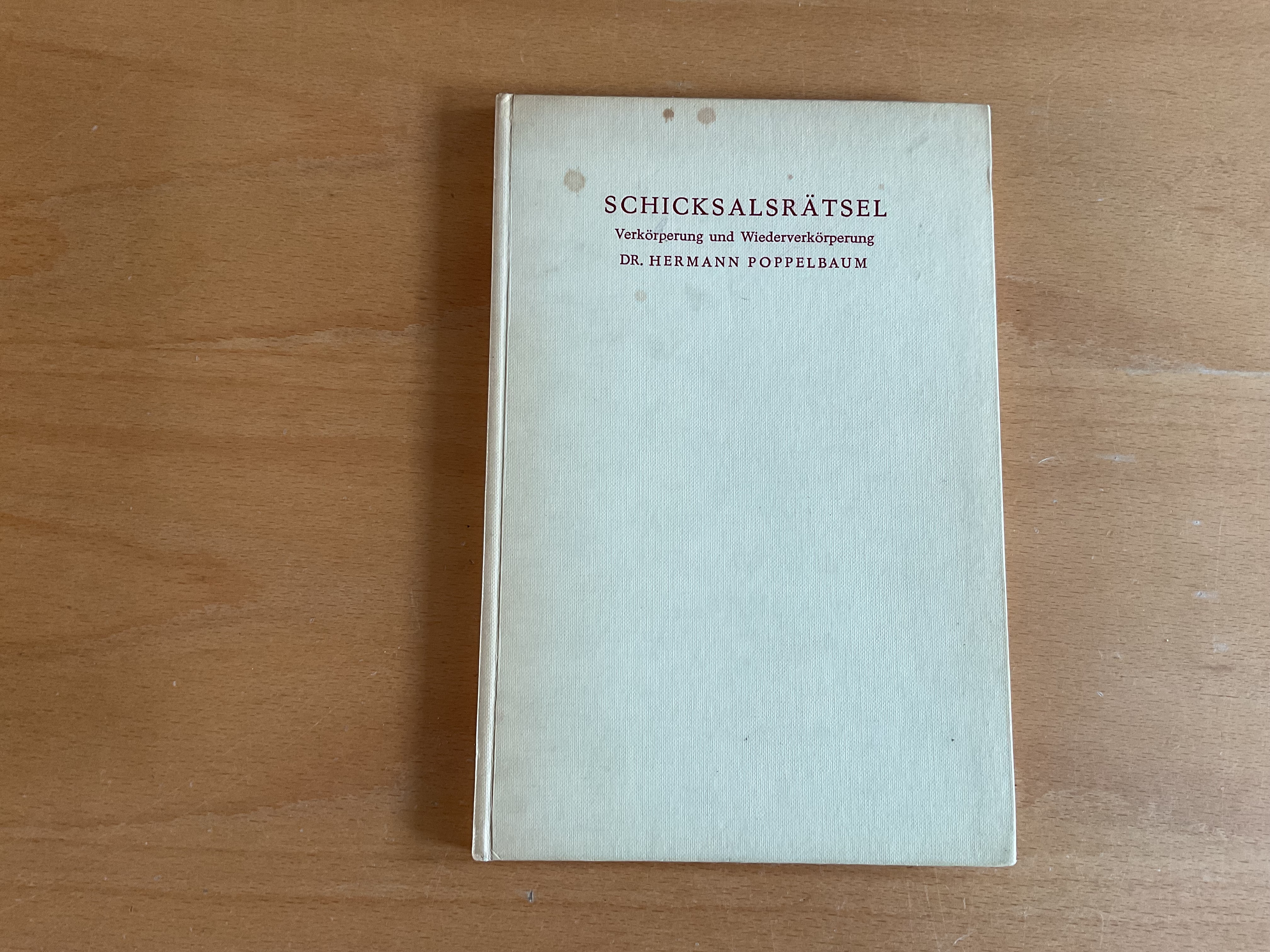 Schicksalrätsel - H. Poppelbaum