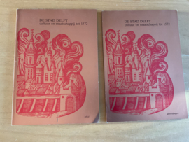 Set a 2x De stad Delft cultuur en maatschappij tot 1572 - I.V.T. Spaander / R.-A. Leeuw