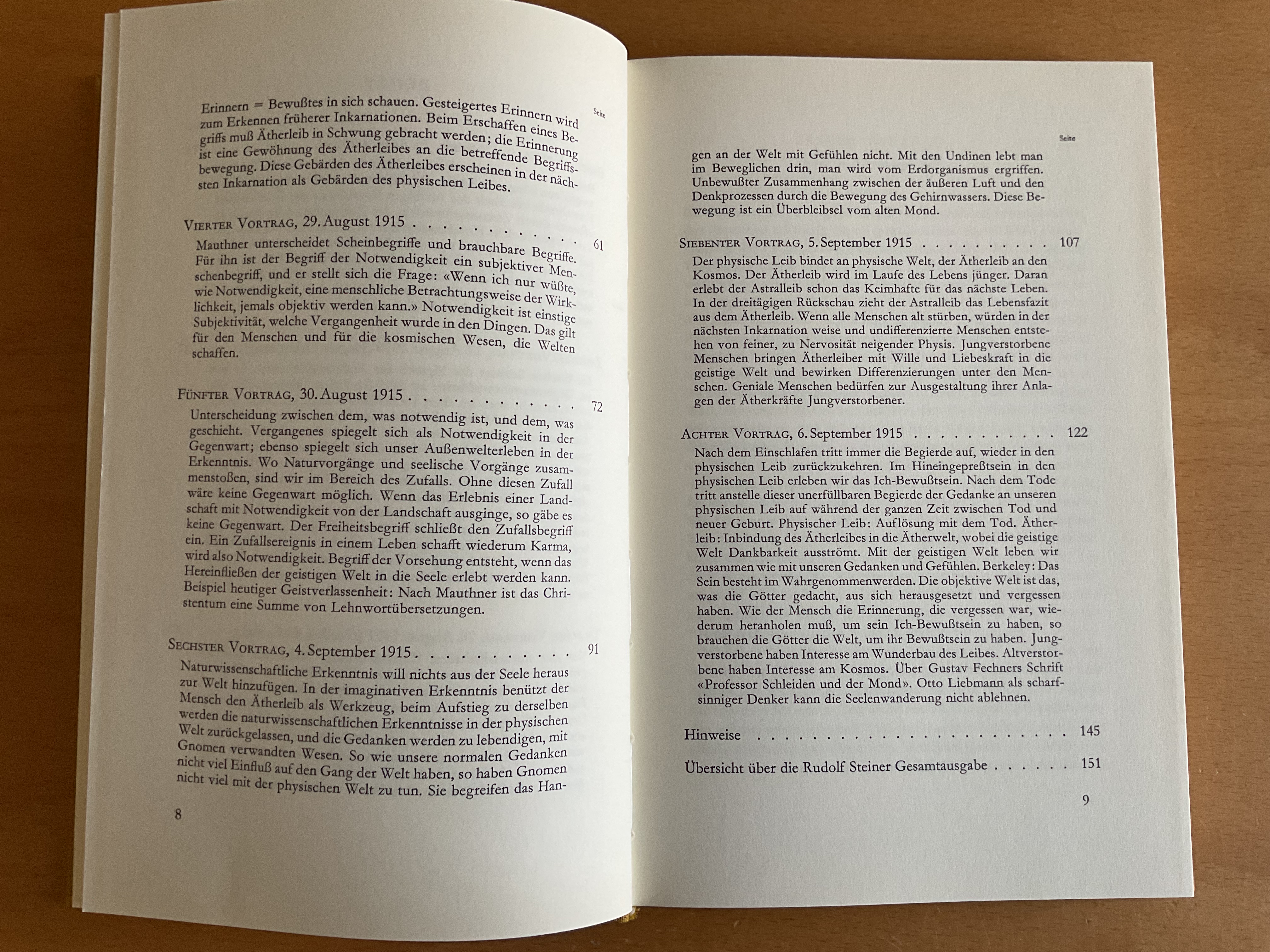 Zufall, Notwendigkeit und Vorschung - R. Steiner