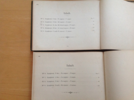 Pakket mit 2 Symphonien von L. van Beethoven für Pianoforte zu vier Händen arrangirt - H. Ulrich