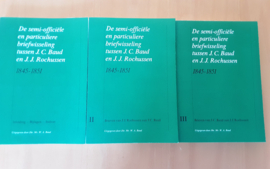 Pakket a 3x De semi-officiële en particuliere briefwisseling tussen J.C. Baud en J.J. Rochussen , 1845-1851 - W.A. Baud
