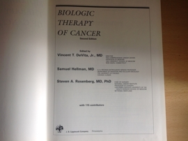 Biologic Therapy of Cancer - V.T. de Vita jr. / S. Hellman / S.A. Rosenberg
