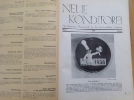 Ingebonden maandbladen Neue Konditorei 1938 (compleet)