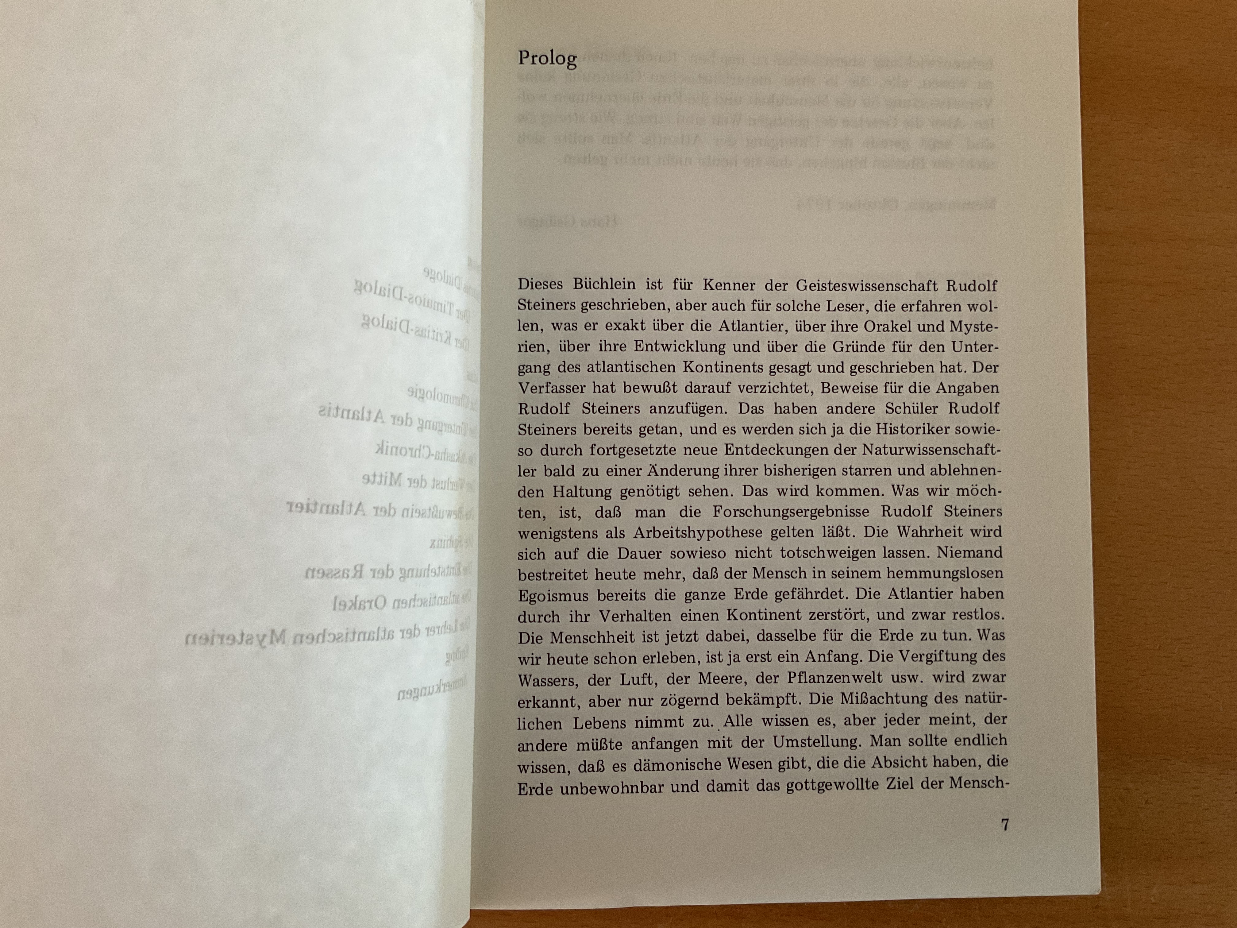 Atlantis. Der Beginn des Mysterien - H. Gsänger