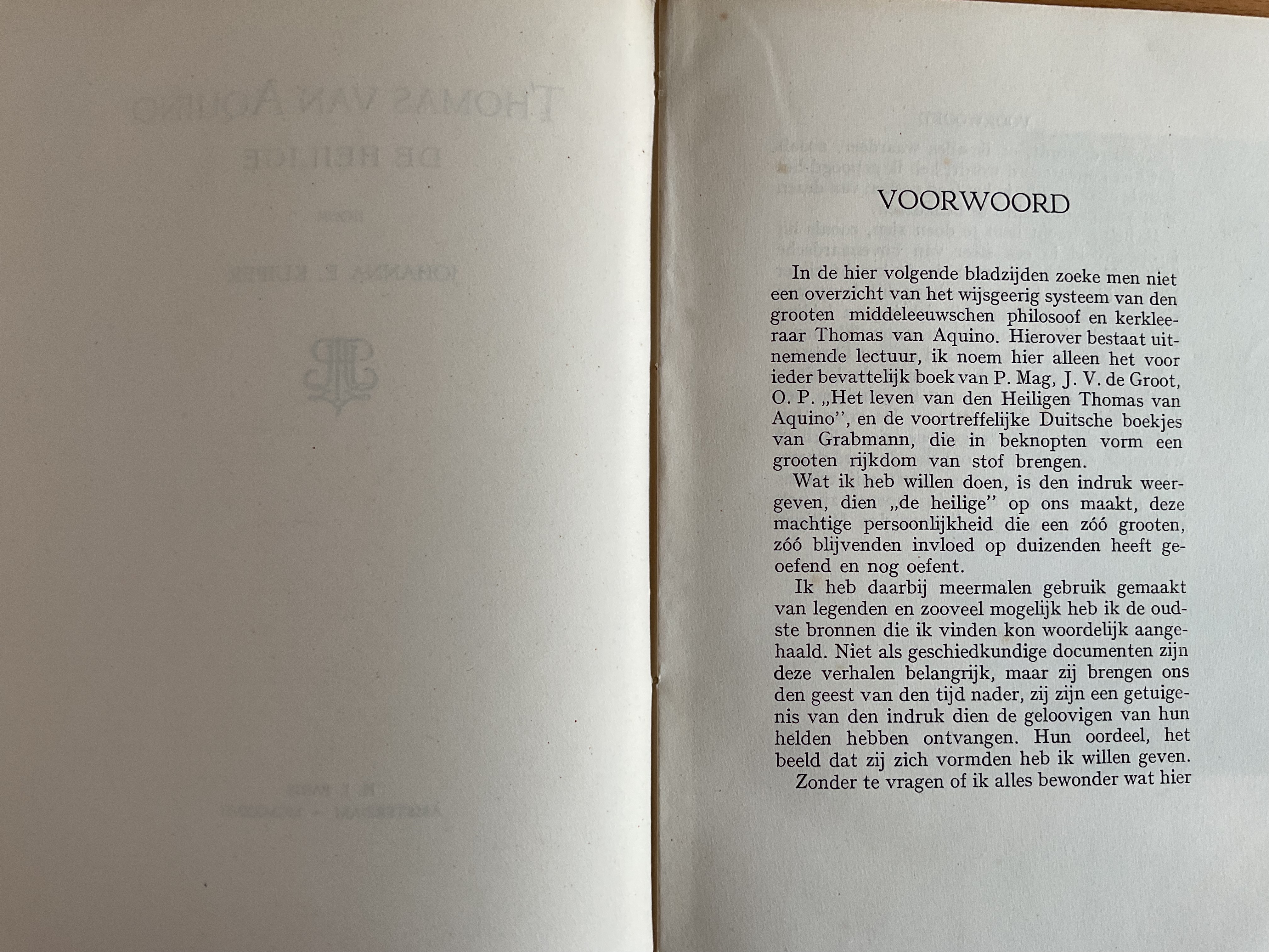 Thomas van Aquino de heilige - J.E. Kuiper