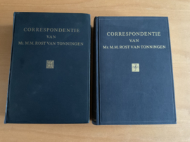 Set a 2x Correspondentie van Mr. M.M. Rost van Tonningen - E. Fraenkel-Verkade / A.J. van der Leeuw
