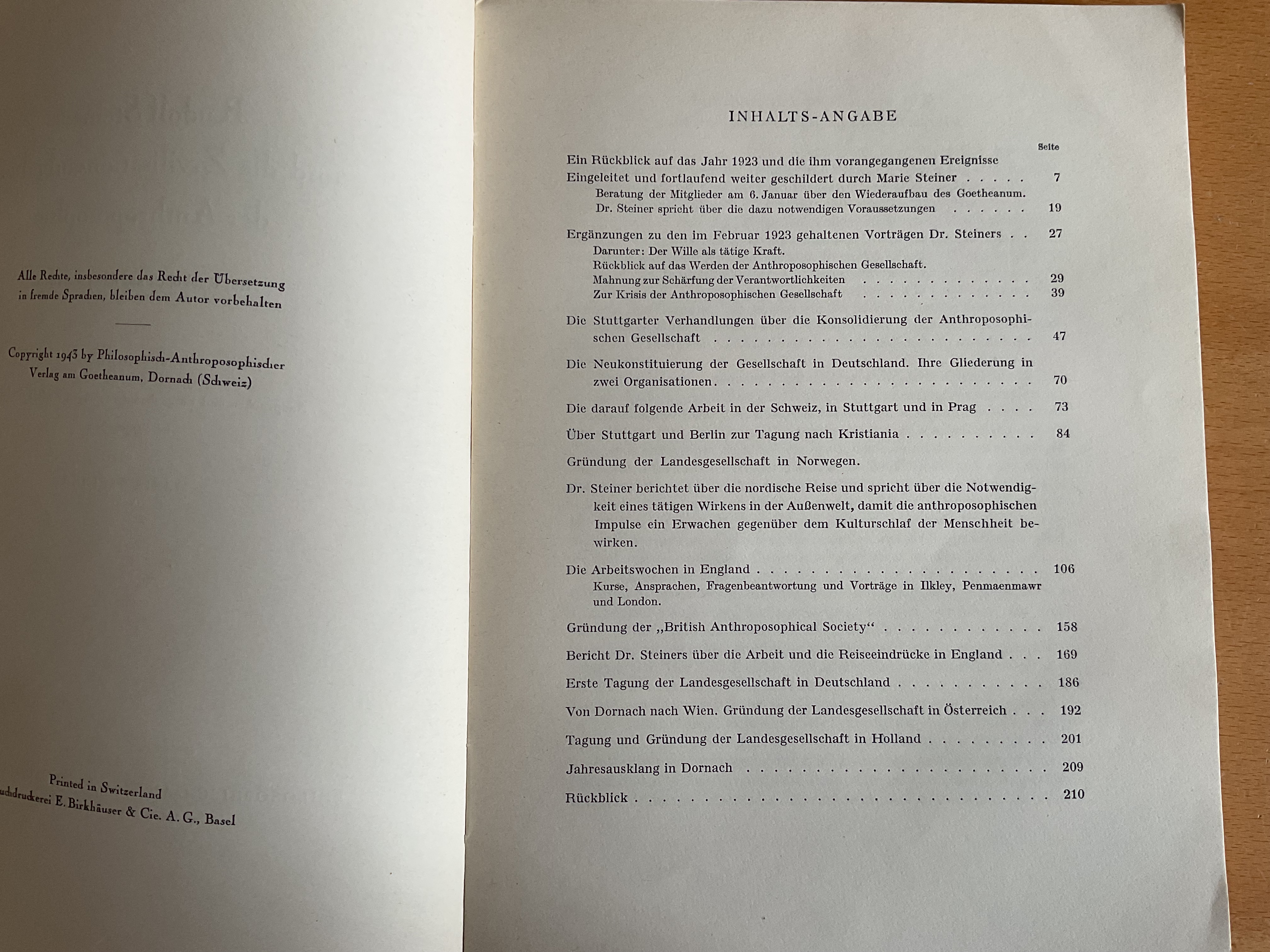 Rudolf Steiner und die Zivilisationsaufgaben der Anthroposophie - R. Steiner