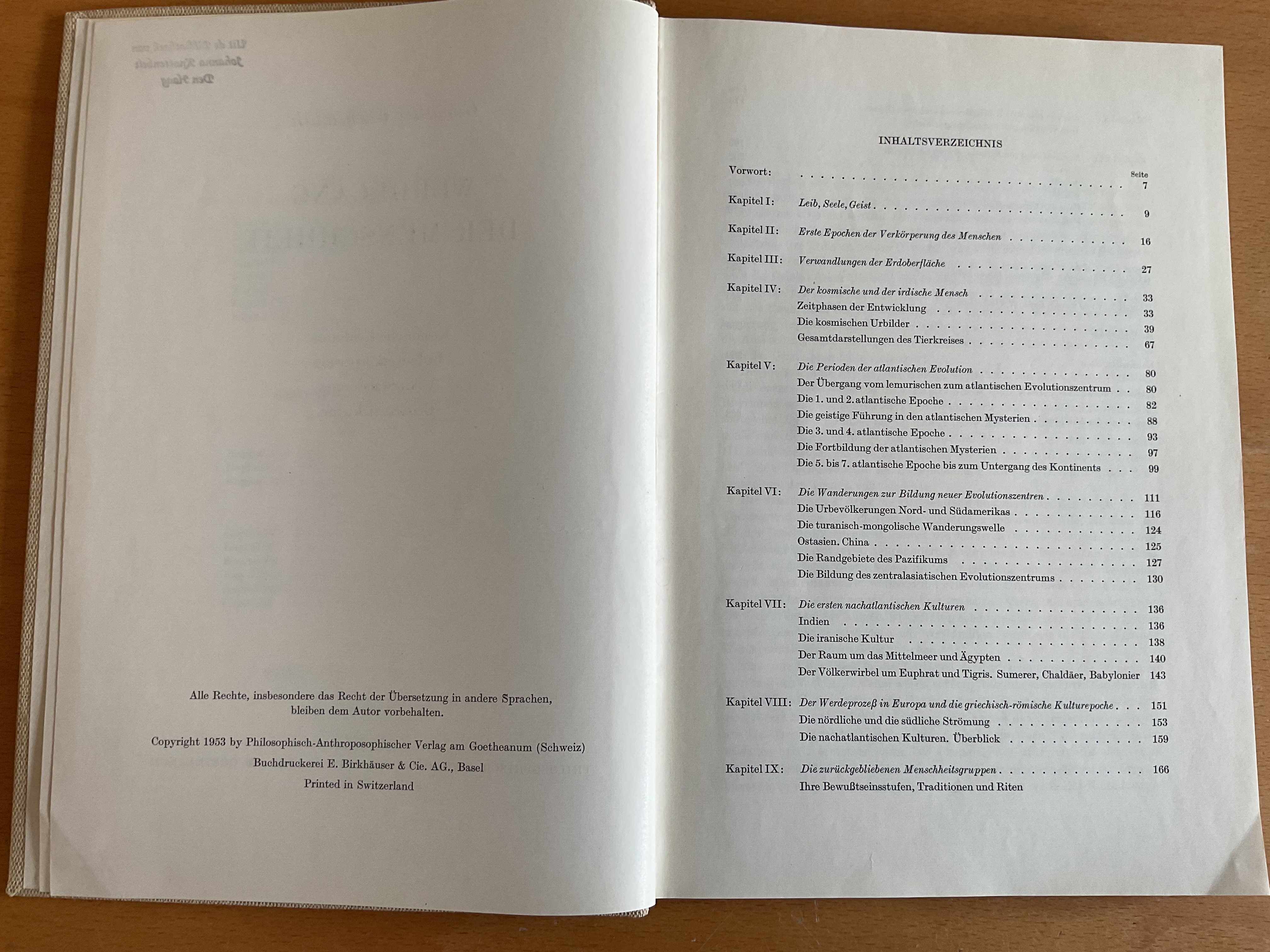 Werdegang der Menschheit - G. Wachsmuth