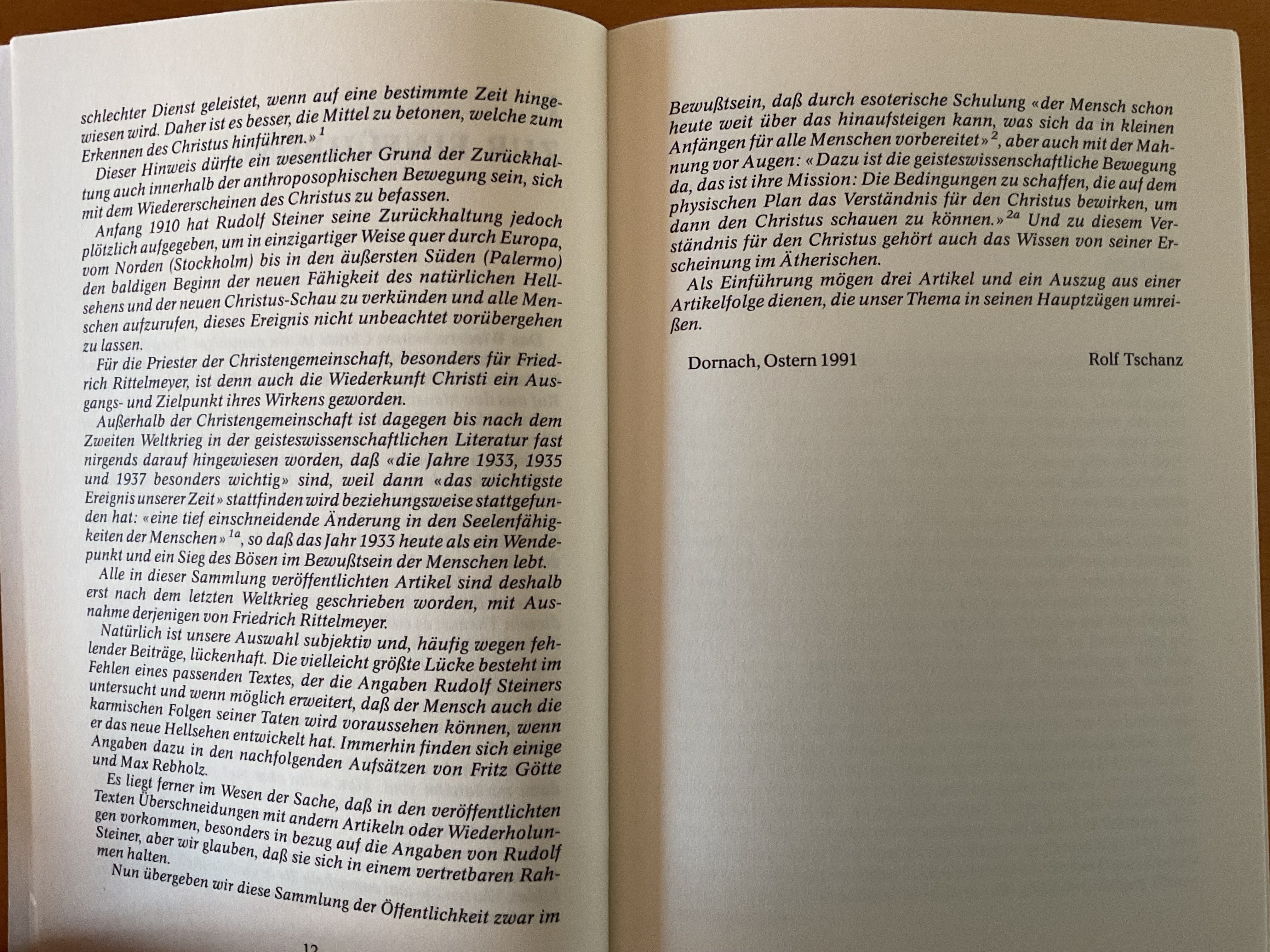 Vom Christus-wirken in der Gegenwart - Band 1 - R. Tschanz