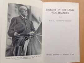 Onrust in het Land van Masaryk - G.J. van Heuven Goedhart