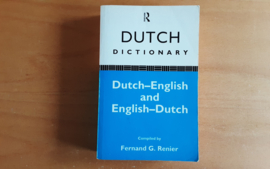Dutch Dictionary Dutch-English and English-Dutch - F.G. Renier