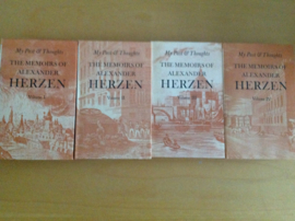 Pakket a 4x My past and thoughts. The memoirs of Alexander Herzen, compleet, 4 delen in een cassette