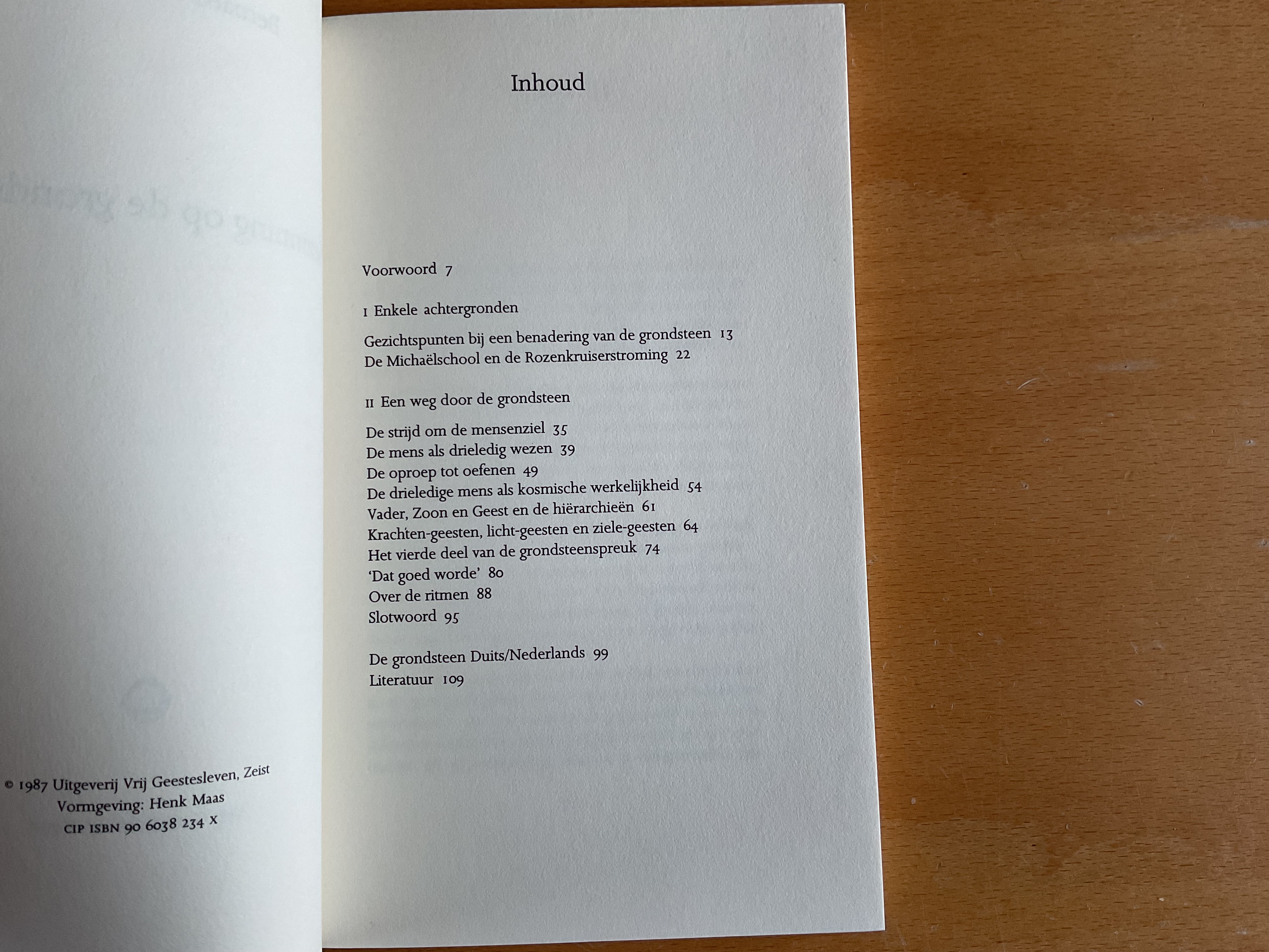 Bezinning op de grondsteen - B. Lievegoed