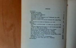 Pakket a 6x Jaarboekje voor geschiedenis en oudheidkunde van Leiden en omstreken 1967 t/m 1972