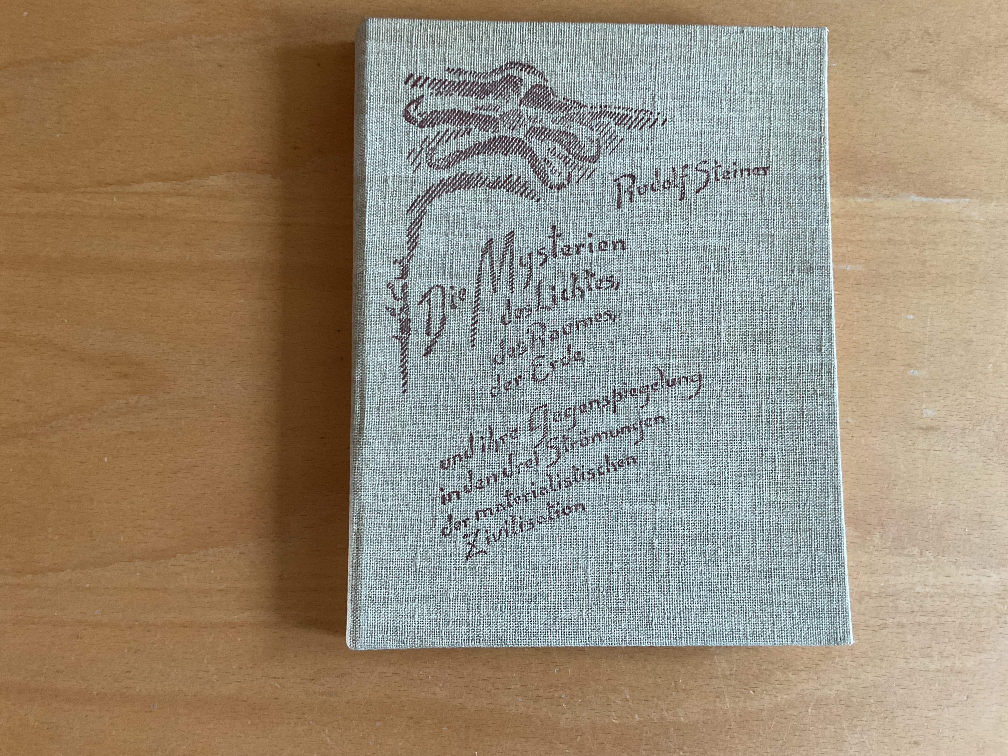 Die Mysterien des Lichtes, des raumes, der Erde und ihre Gegenspiegelung min den drei Strömungen der materialistischen Zivilisation - R. Steiner