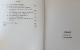 History. Choice and commitment - F. Gilbert