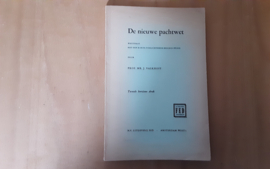 De nieuwe pachtwet - J. Valkhof