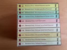 Pakket a 10x Baronesse Orczy in een cassette (Rode Pimpernel)
