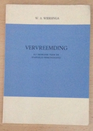 Vervreemding - W.A. Wiersinga