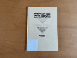 Duits verzet in en vanuit Nederland  tegen het nazi-regime 1933-1945 - H. de Boer