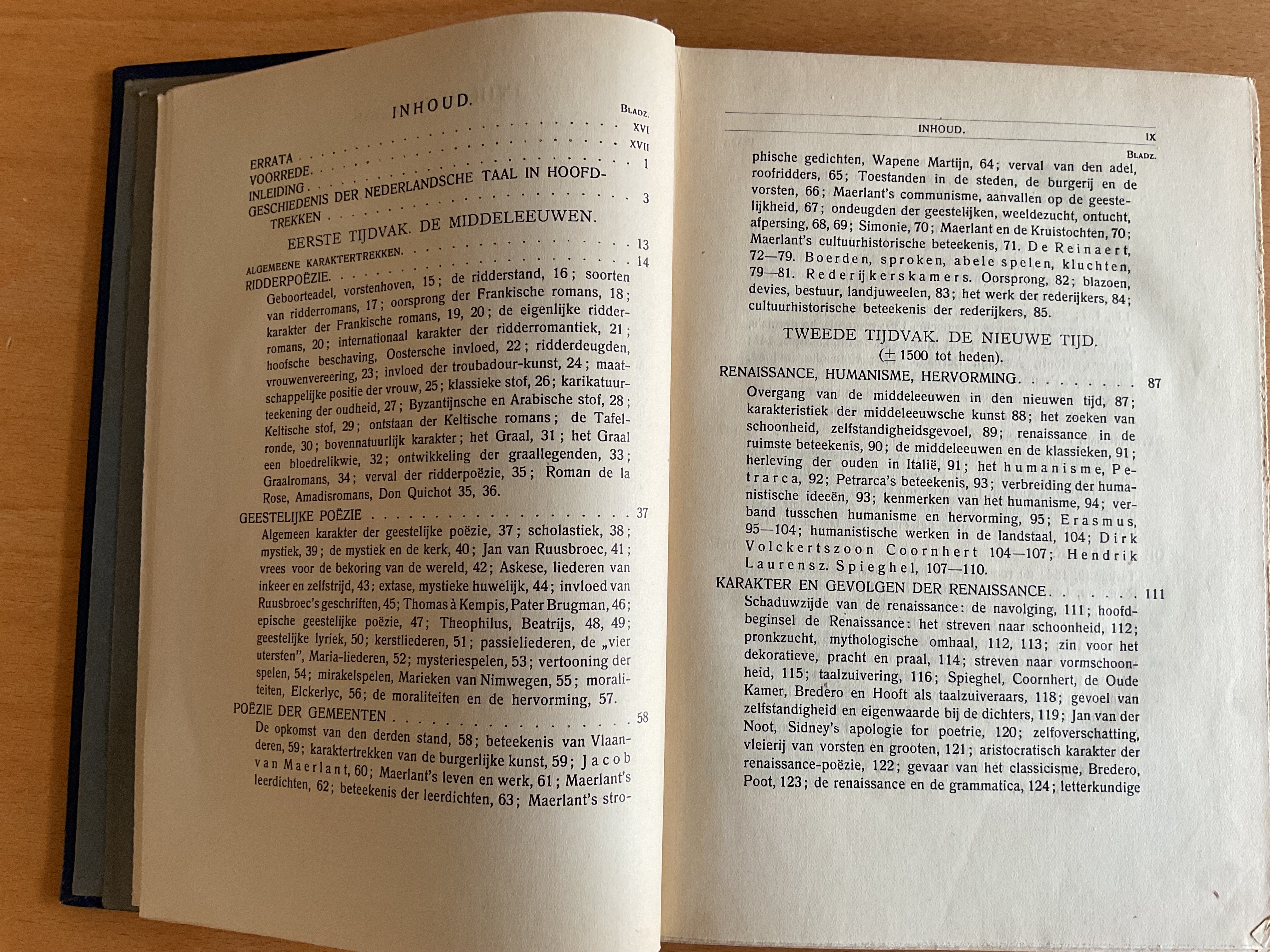 Pakket a 4x Zeven Eeuwen Spiegel der Nederlandsche letteren van 1200 tot heden - K.H. de Raaf / J.J. Griss