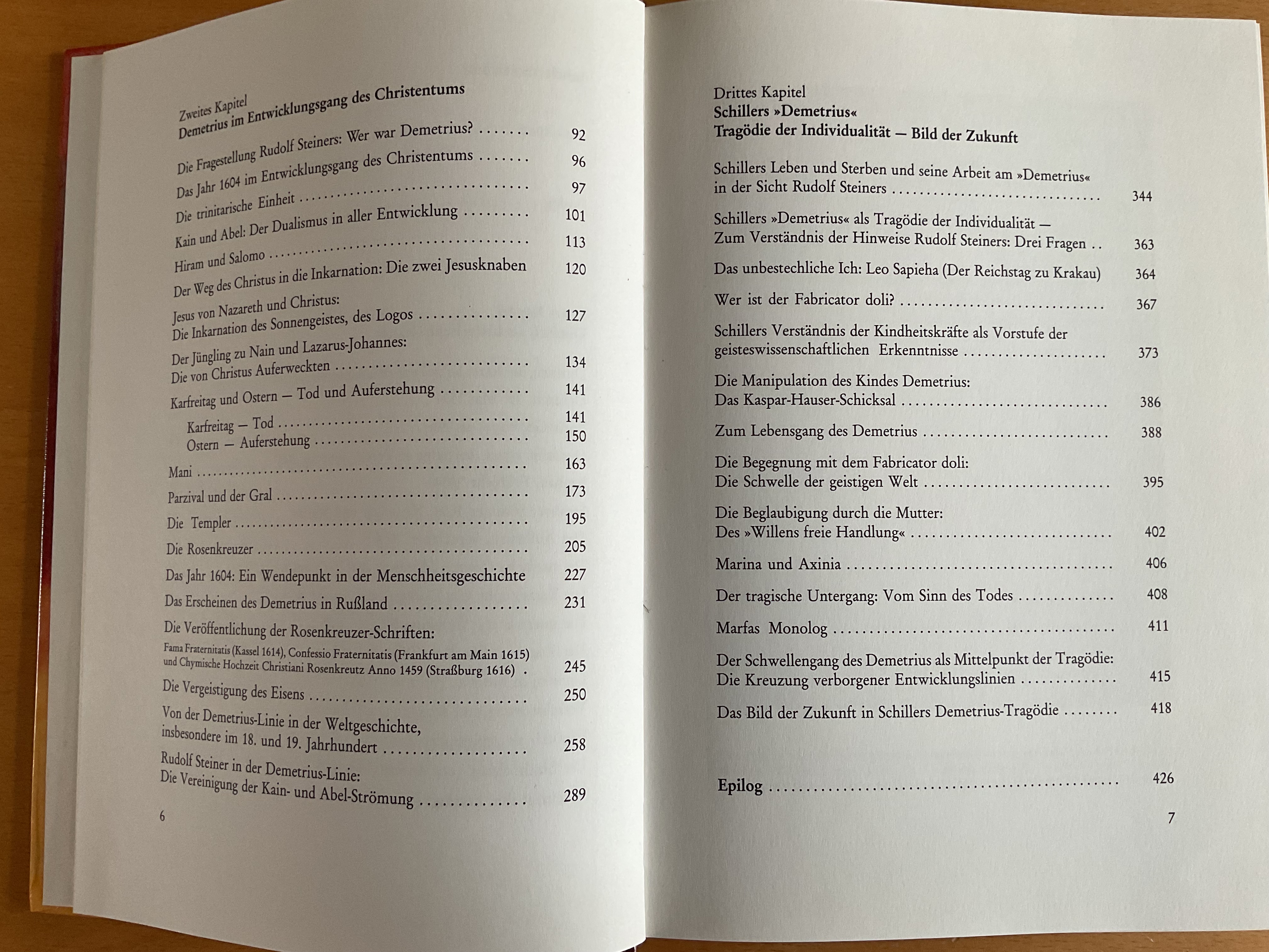 Demetrius im Entwicklungsgang des Christentums - P. Tradowsky