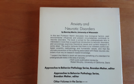 Anxiety and neurotic disorders - B. Martin