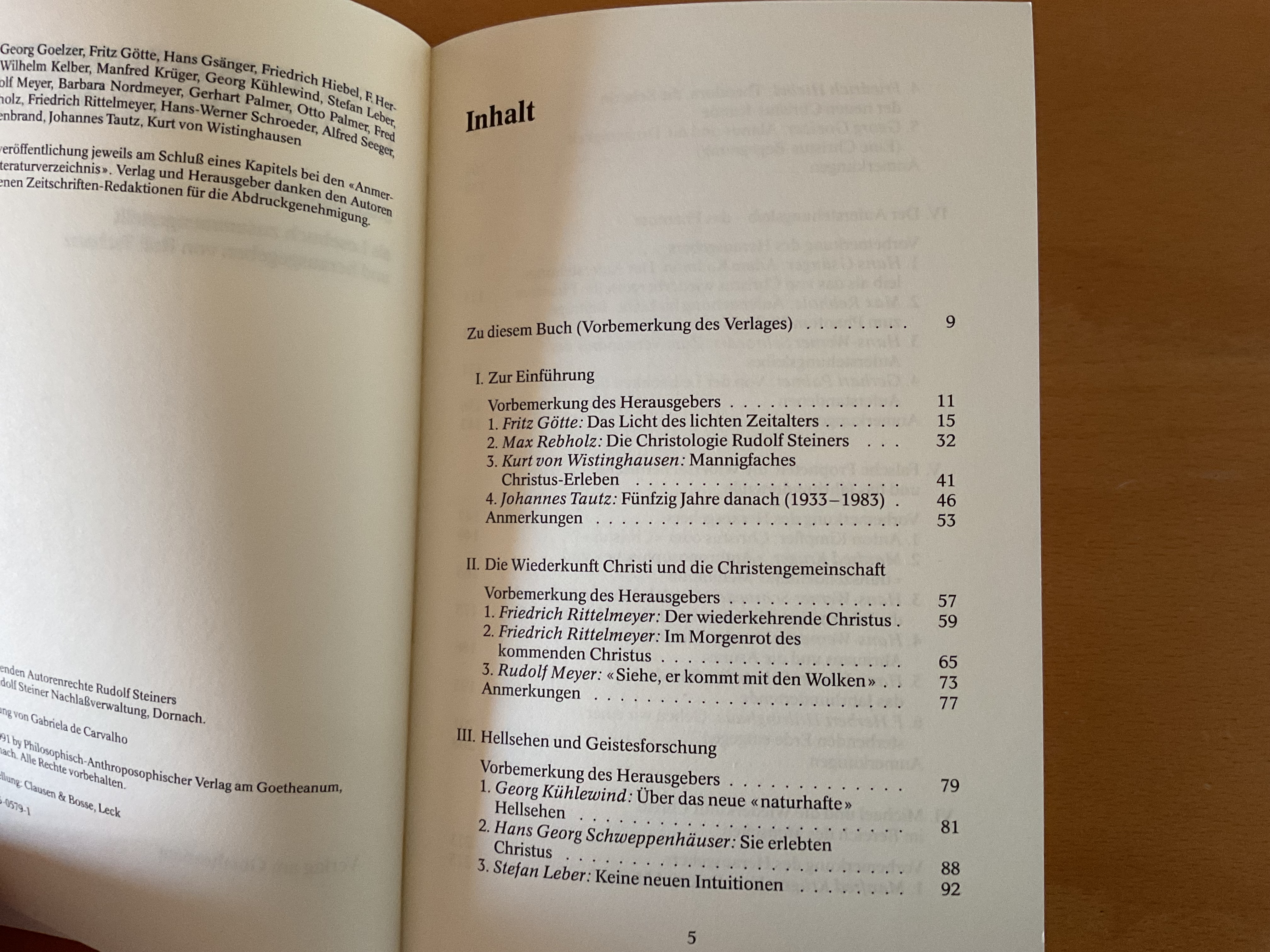 Vom Christus-wirken in der Gegenwart - Band 1 - R. Tschanz