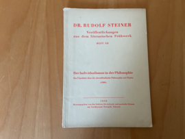 Veröffentlichungen aus dem literarischen Frühwerk. Heft VII - R. Steiner