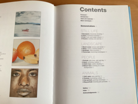 Drawings with coloured pencils - J. Newey