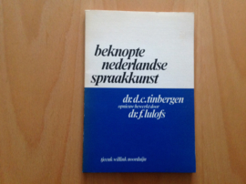 Dr. D.C. Tinbergen's Beknopte Nederlandse spraakkunst - F. Lulofs