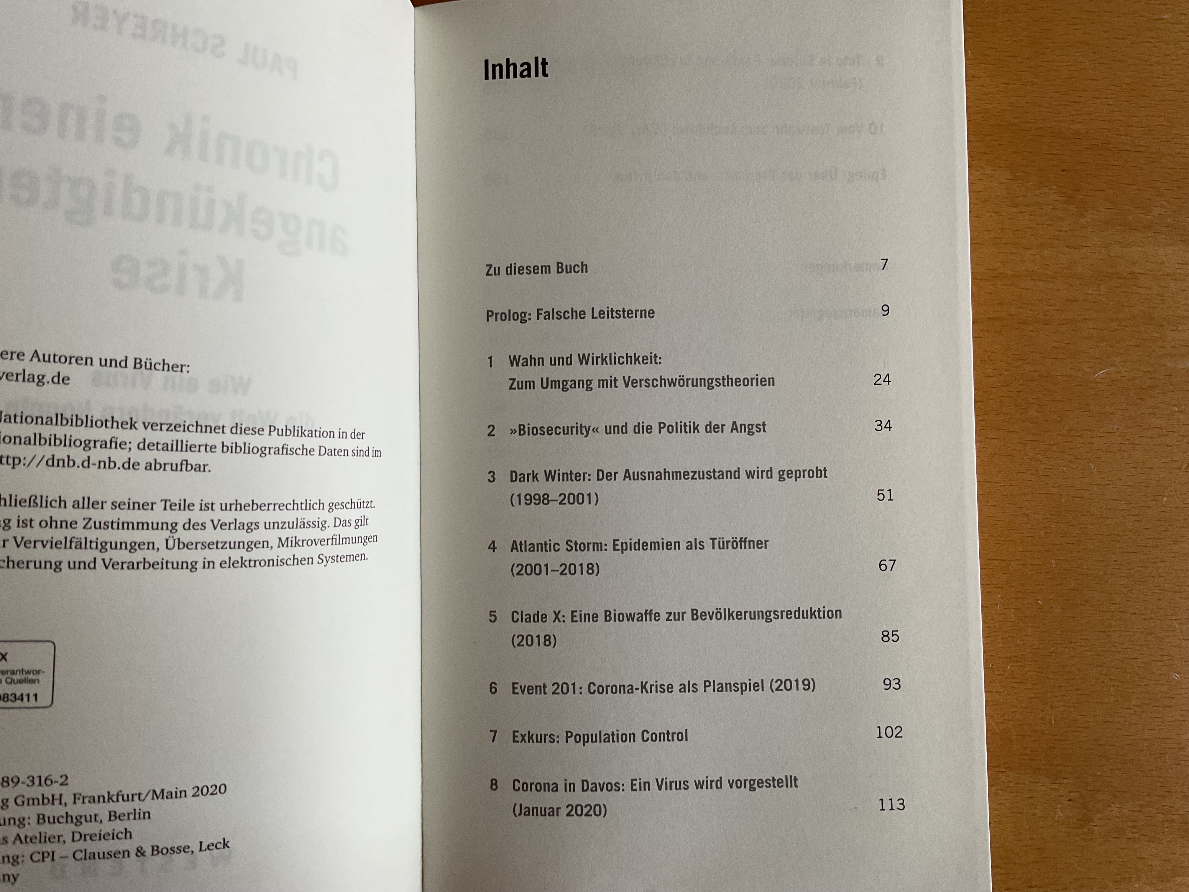 Chronik einer angekündigten Krise - P. Schreyer