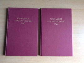 Set a 2x Annuarium Augustinianum: 1967 en 1968