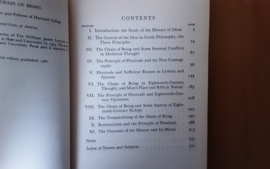 The Great Chain of Being. A study of the history of an idea - A.O. Lovejoy